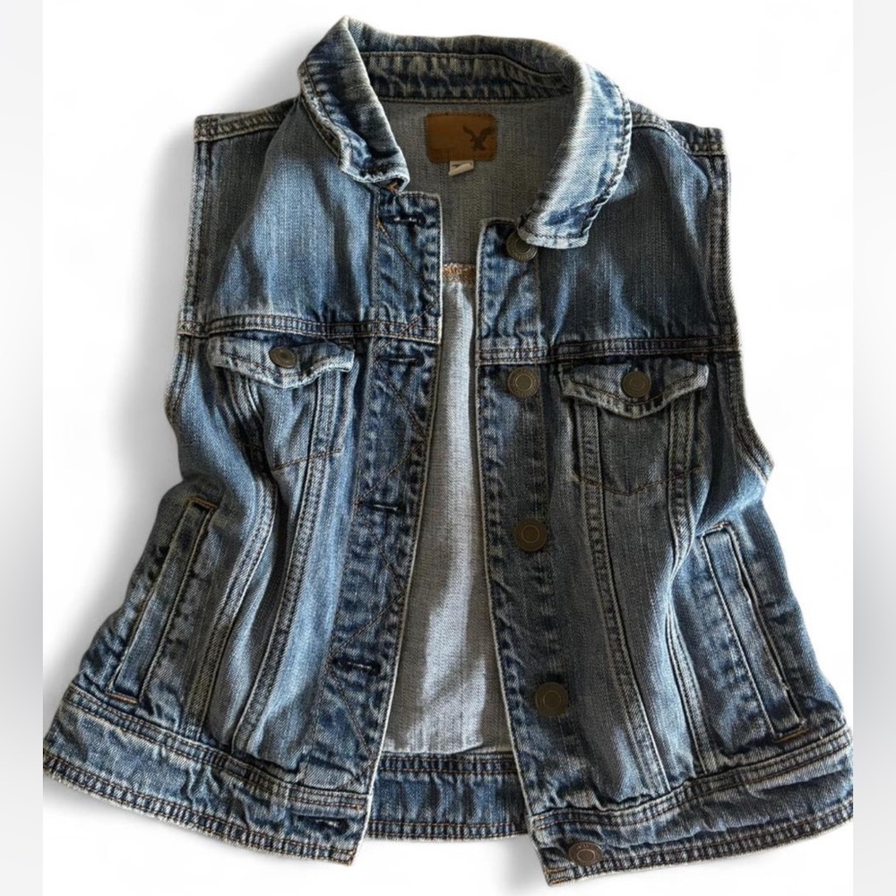 American Eagle Outfitters Denim Vest